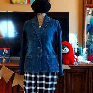 SONOMA DENIM BLAZER RELAXED FIT